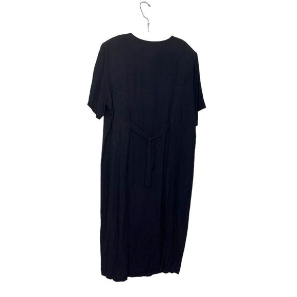 SL FASHIONS Vintage Black Dress Gold Embellished Plus Size 22W VINTAGE - Picture 4 of 10